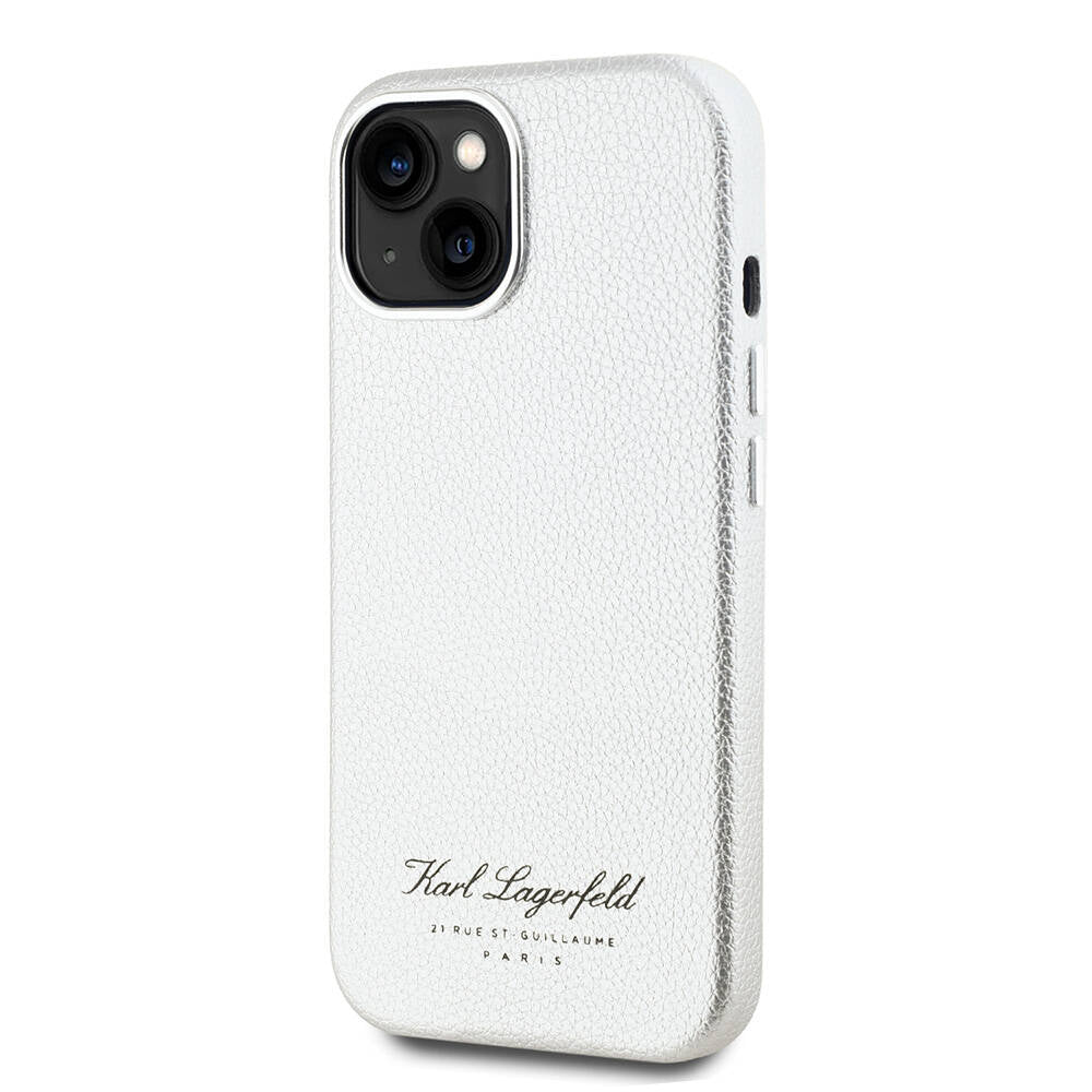 Karl Lagerfeld iPhone 15 Orjinal Lisanslı KL Yazılı Hotel Telefon Kılıfı - 2