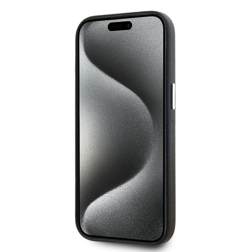 Karl Lagerfeld iPhone 15 Orjinal Lisanslı KL Yazılı Hotel Telefon Kılıfı - 12