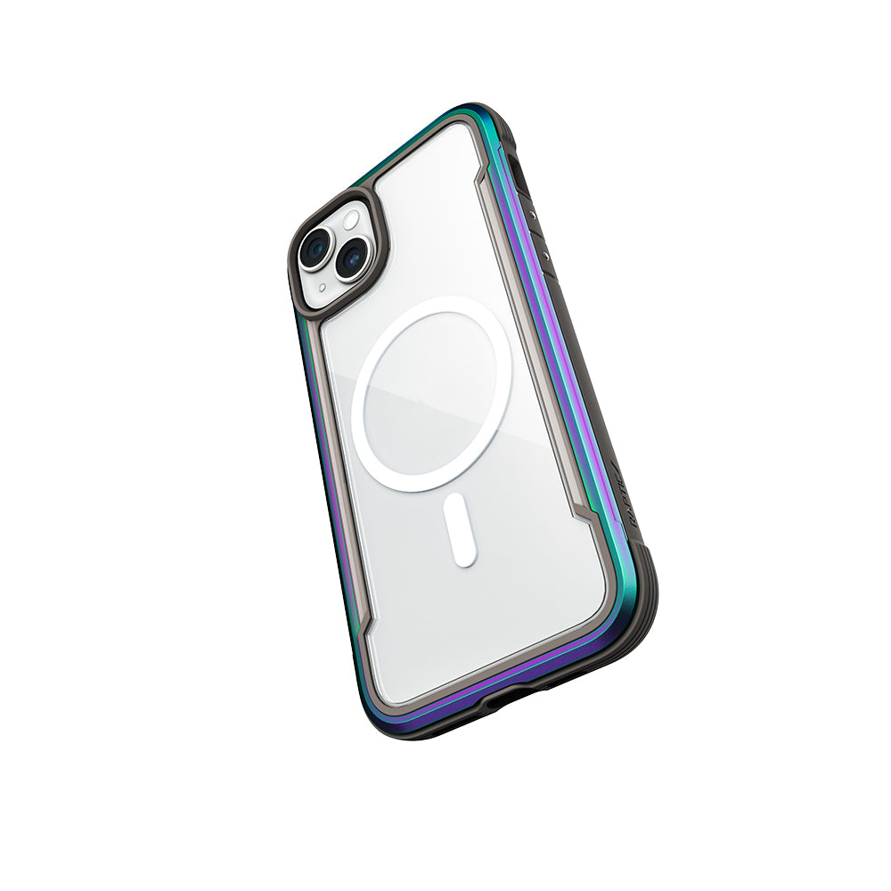 Raptic Shield Serisi iPhone 15 M-safe Şarj Özellikli Airbagli Şeffaf Arka Yüzey Kılıf