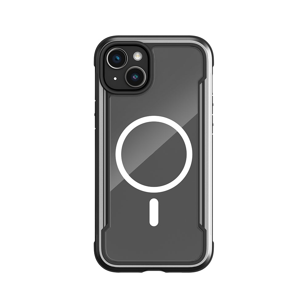 Raptic Shield Serisi iPhone 15 M-safe Şarj Özellikli Airbagli Şeffaf Arka Yüzey Kılıf