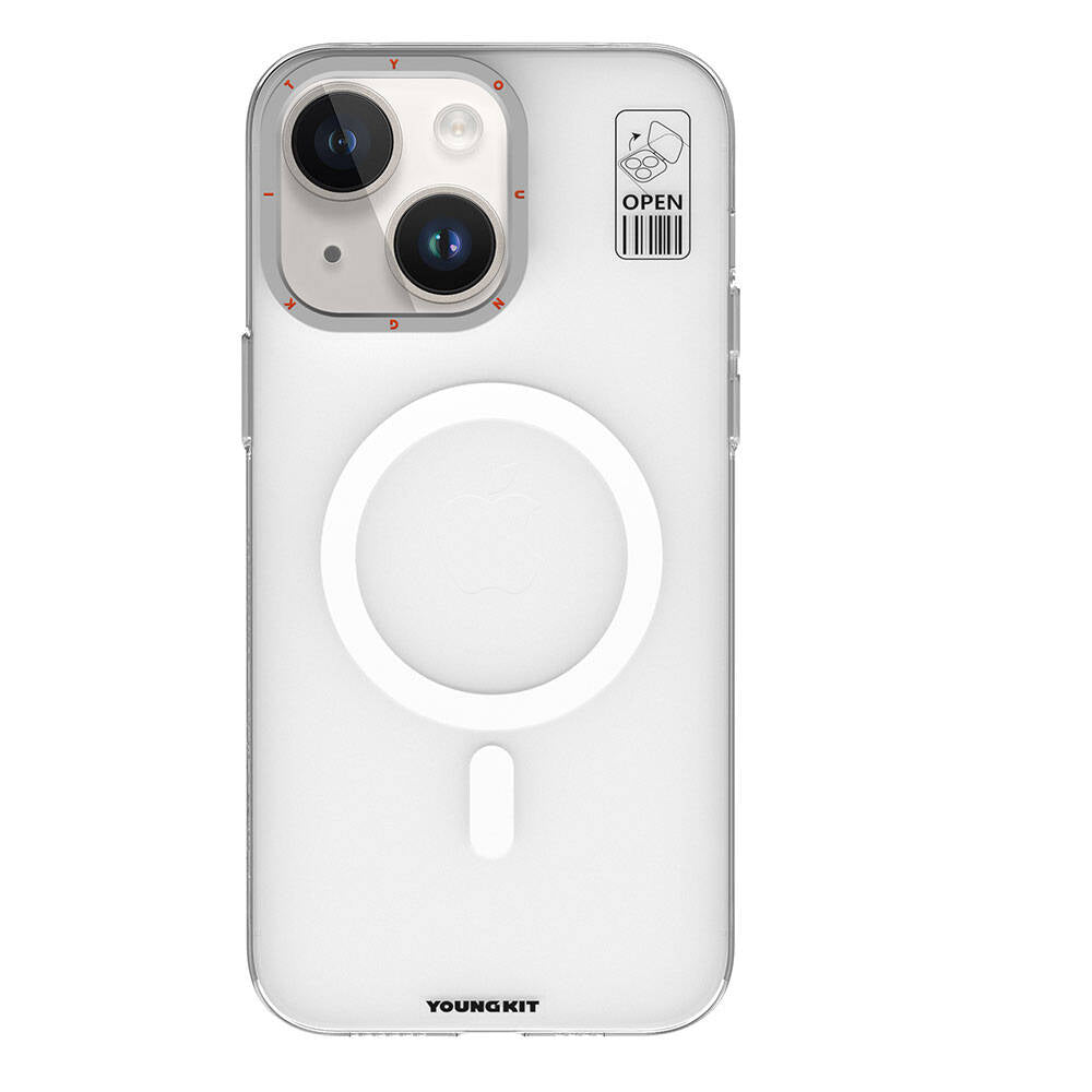 YoungKit Hermit Bracket Serisi iPhone 15 Magsafe Şarj Özellikli Standlı Telefon Kılıfı - 5