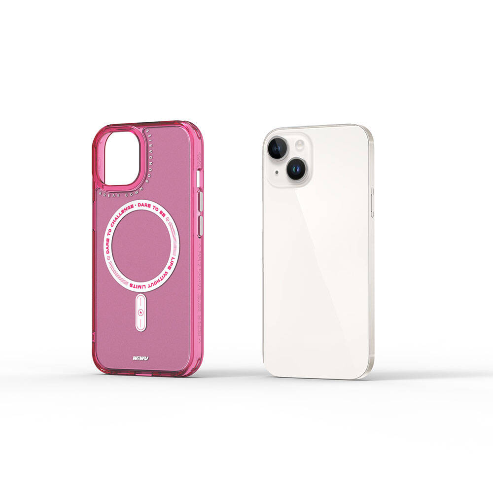 Wiwu Basic Color J Serisi iPhone 15 M-safe Şarj Özellikli Telefon Kılıfı