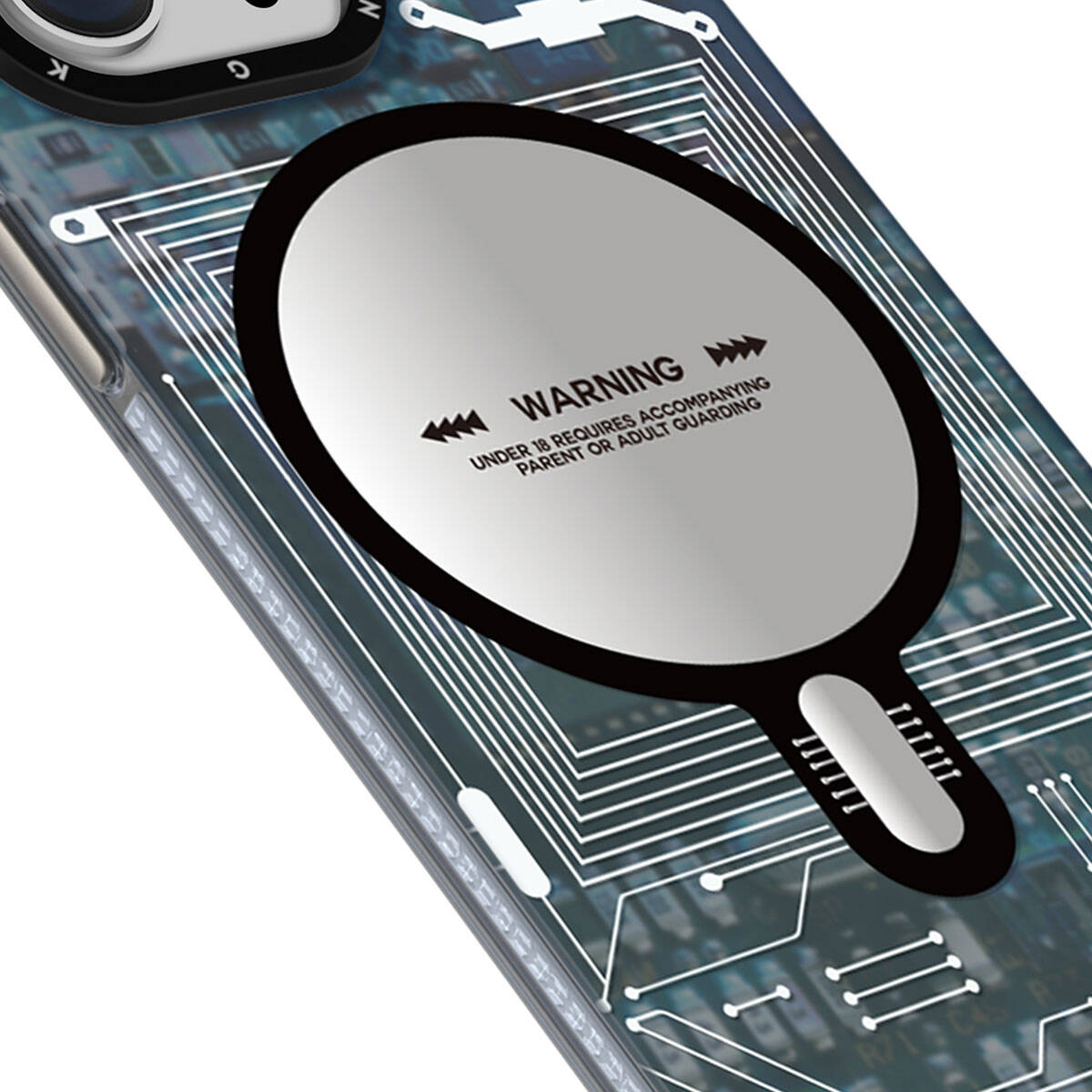 YoungKit Technology Serisi iPhone 15 Magsafe Şarj Özellikli Telefon Kılıfı - 5
