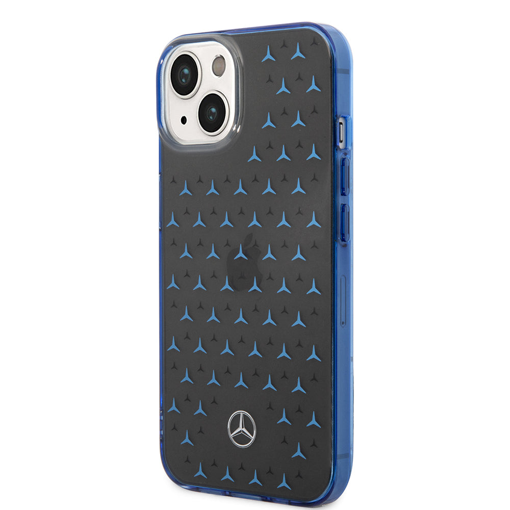 Mercedes Benz iPhone 15 Çift Katmanlı Yıldız Desenli Dizayn Telefon Kılıfı