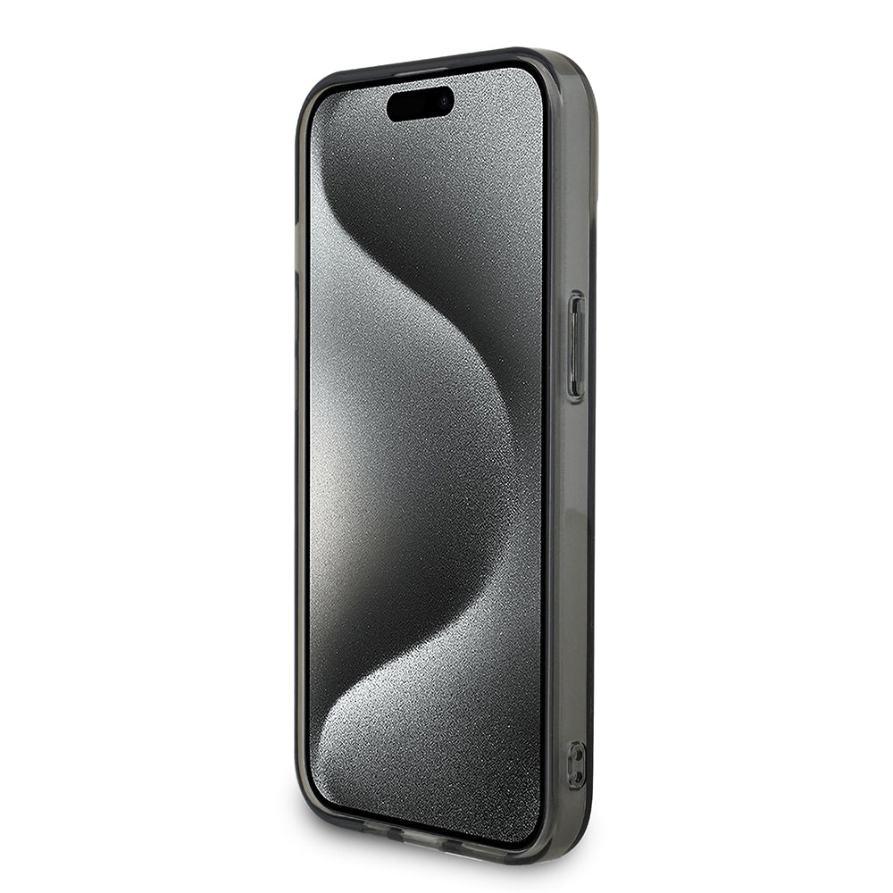 Mercedes Benz iPhone 15 Orjinal Lisanslı New Urban 3 IML Baskılı Paralel Çizgi Desenli Kılıf