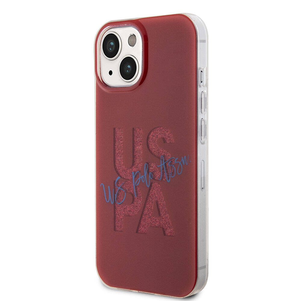 U.S. Polo Assn. iPhone 15 Orjinal Lisanslı Simli Parlak Alfabe Tasarım Telefon Kılıfı - 2
