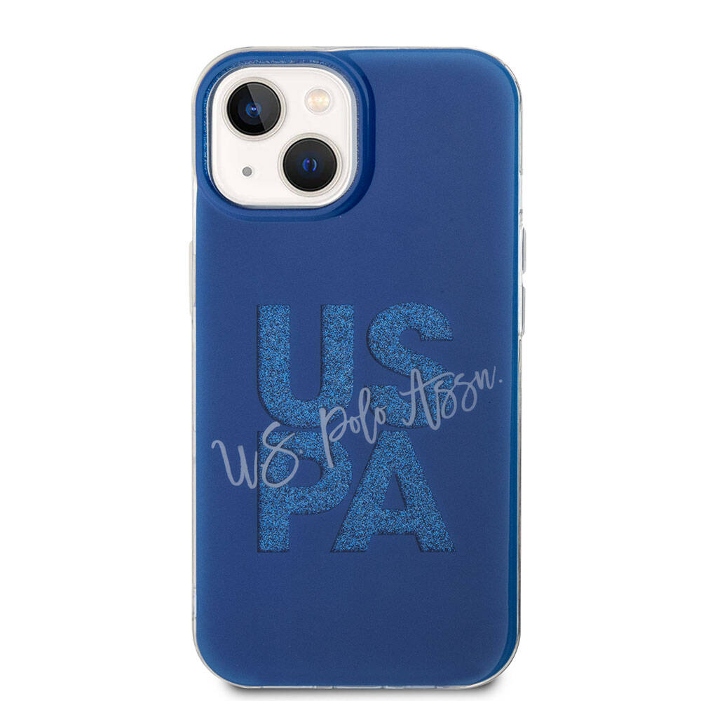 U.S. Polo Assn. iPhone 15 Orjinal Lisanslı Simli Parlak Alfabe Tasarım Telefon Kılıfı - 17