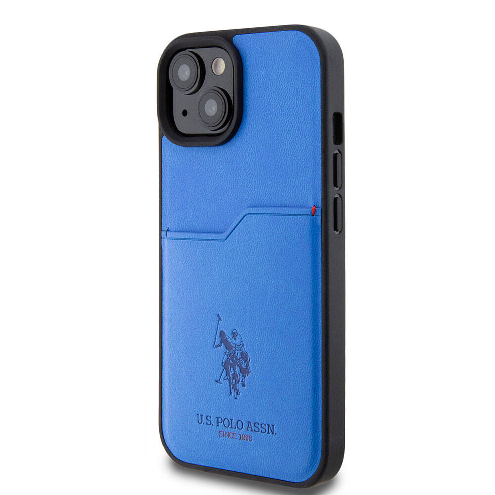 U.S. Polo Assn. iPhone 15 Orjinal Lisanslı Baskı Logolu PU Kartlıklı Telefon Kılıfı - 16