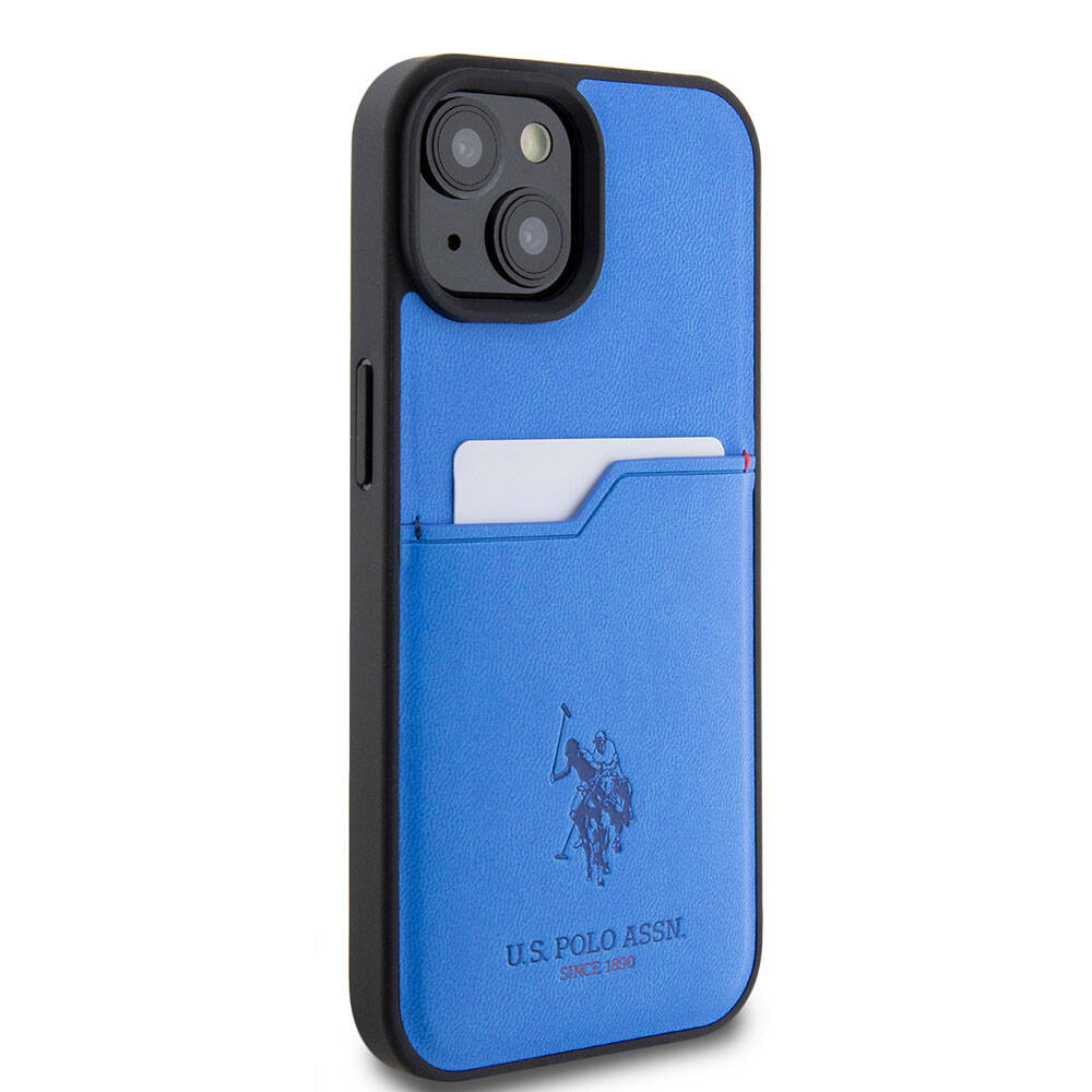 U.S. Polo Assn. iPhone 15 Orjinal Lisanslı Baskı Logolu PU Kartlıklı Telefon Kılıfı - 18