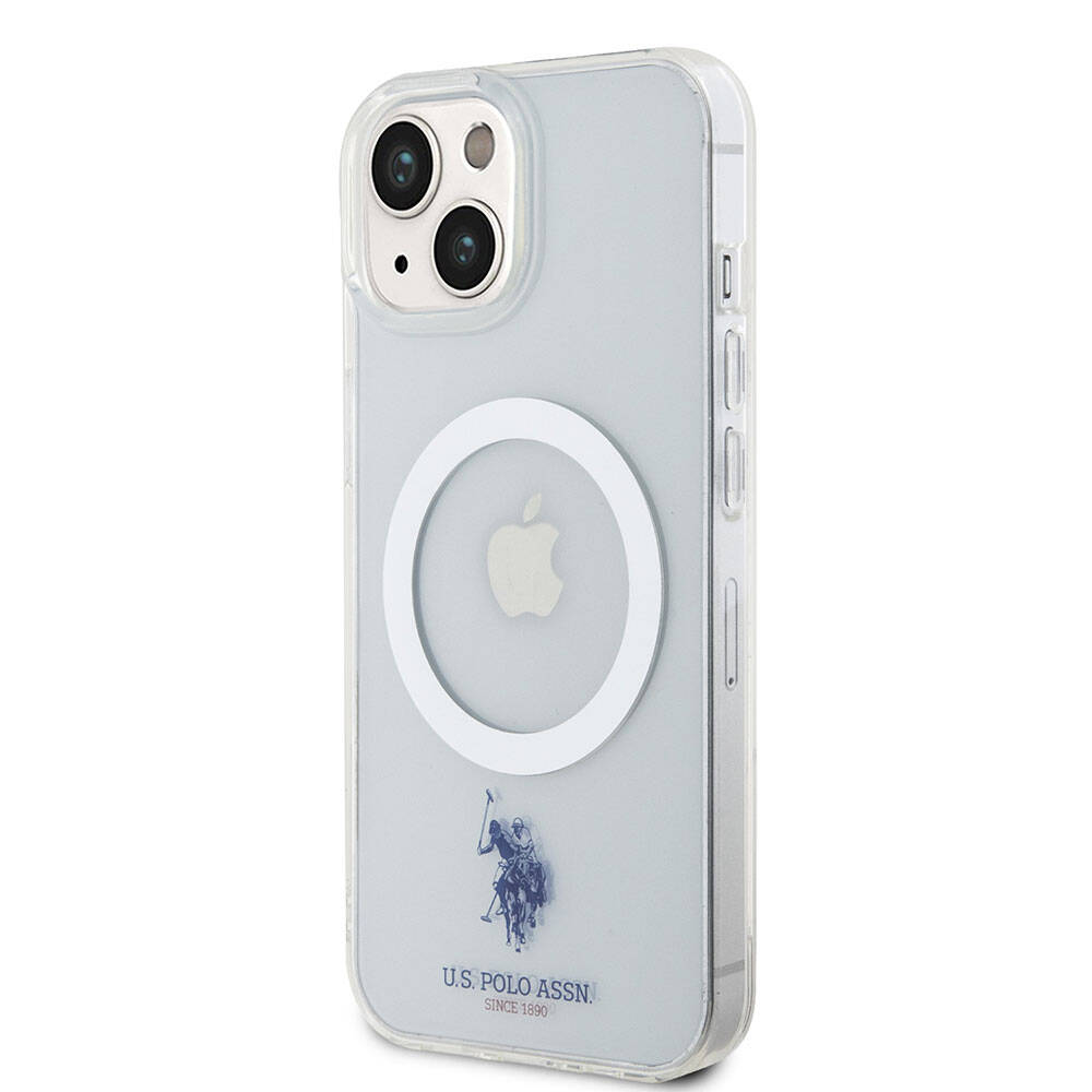 U.S. Polo Assn. iPhone 15 Orjinal Lisanslı Magsafe Şarj Özellikli Transparan Tasarım Telefon Kılıfı - 2