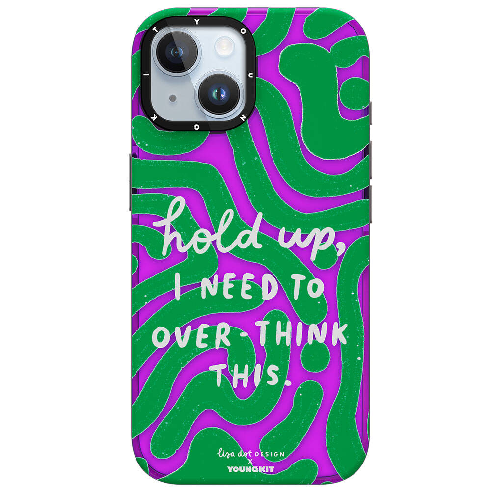 Youngkit Mindfulness Serisi iPhone 15 Yazı Desenli Telefon Kılıfı - 3
