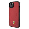 Ferrari iPhone 15 Plus Orjinal Lisanslı M-safe Şarj Özellikli Metal Logolu PU Karbon Kılıf Ferrari iPhone 15 Plus Orjinal Lisanslı M-safe Şarj Özellikli Metal Logolu PU Karbon Kılıf