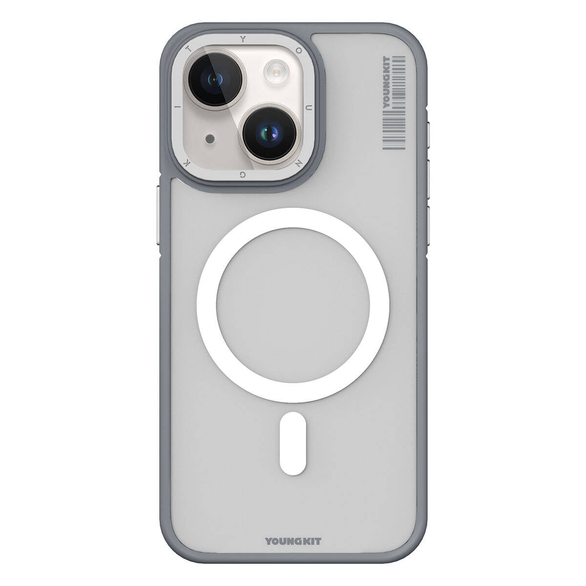 Youngkit Rock Sand Serisi iPhone 15 Plus Magsafe Şarj Özellikli Telefon Kılıfı - 3