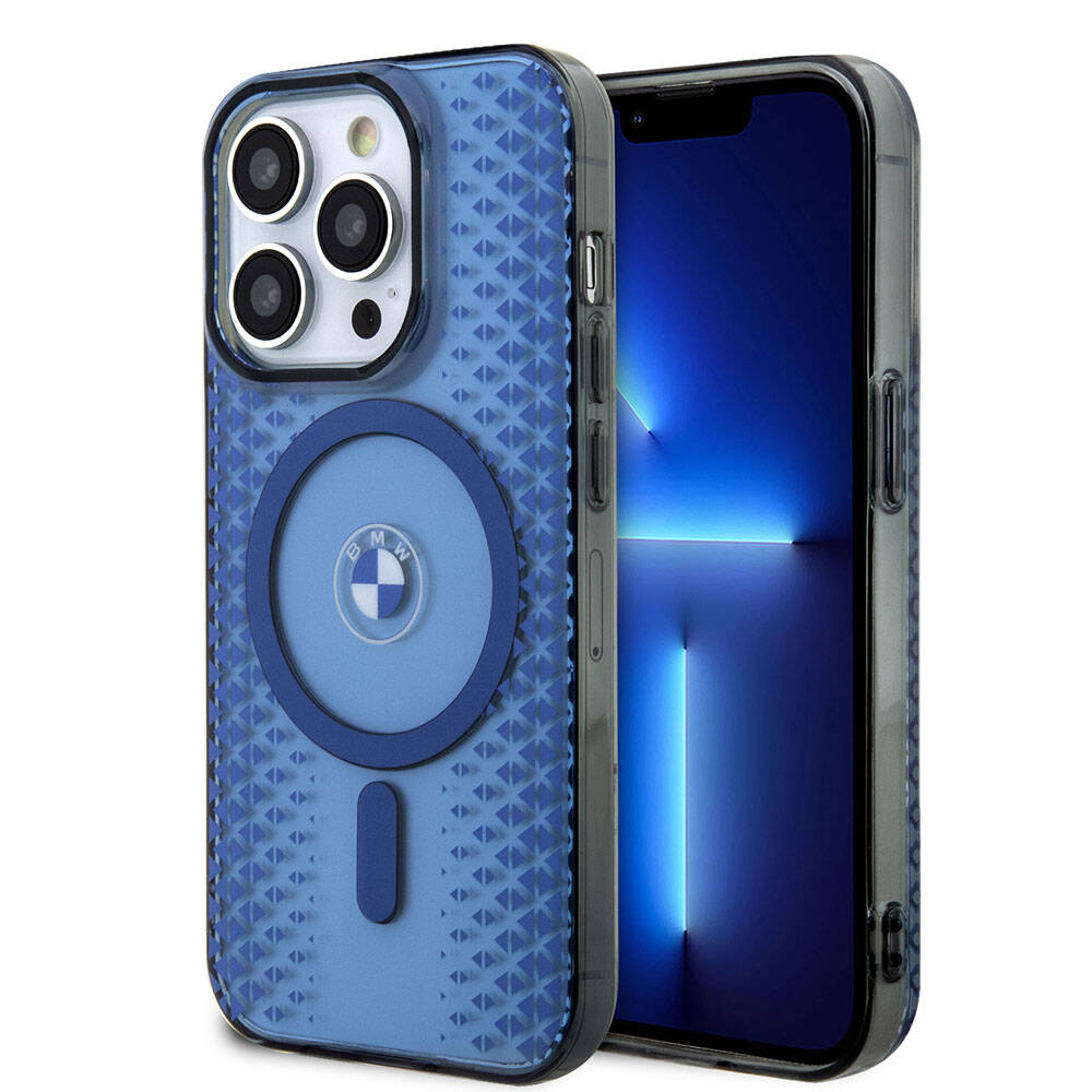 BMW iPhone 15 Pro Magsafe Şarj Özellikli Transparan IML Signature Orjinal Lisanslı Telefon Kılıfı - 8