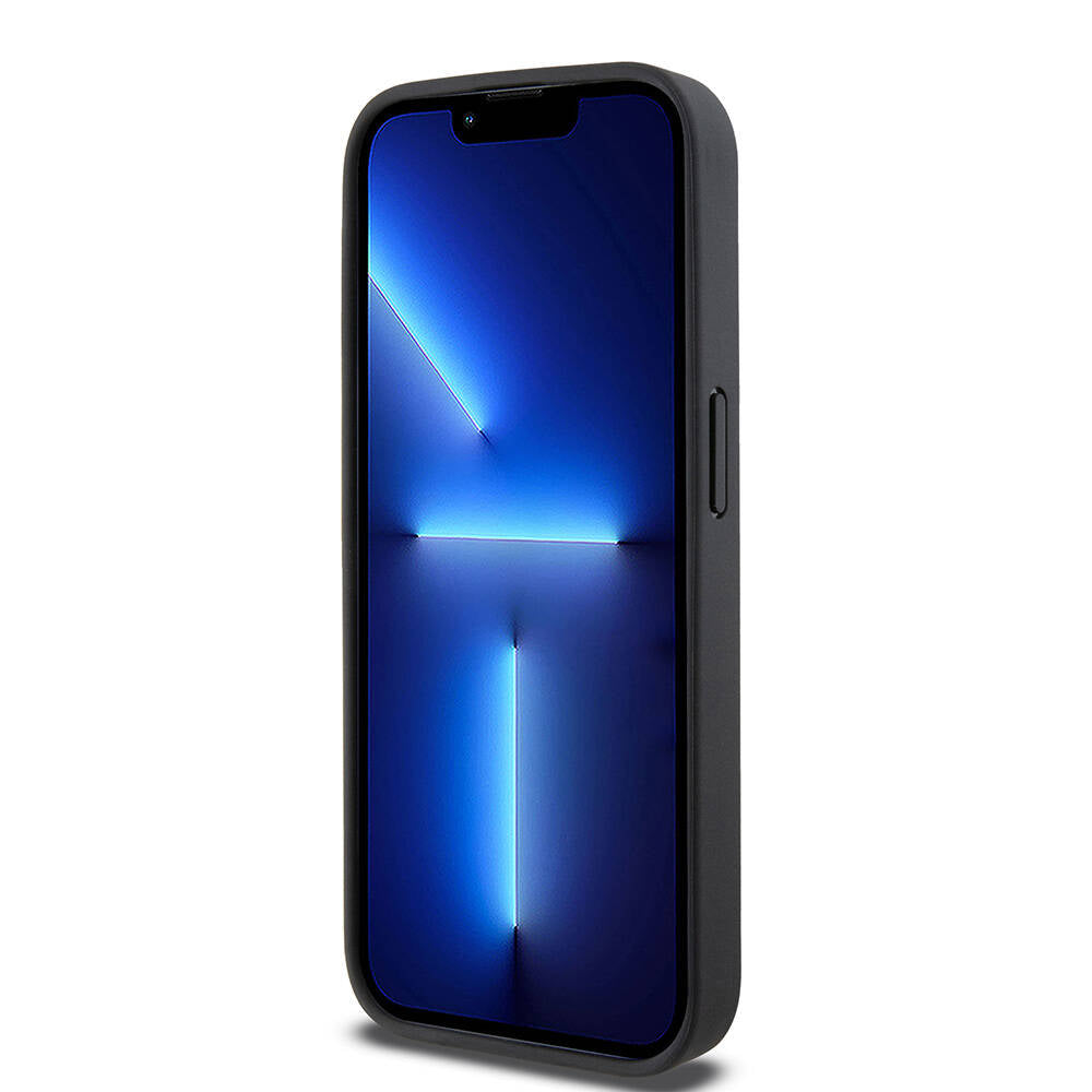 DKNY iPhone 15 Pro Orjinal Lisanslı M-safe Şarj Özellikli 3D Yazılı Repeat Pattern Kılıf