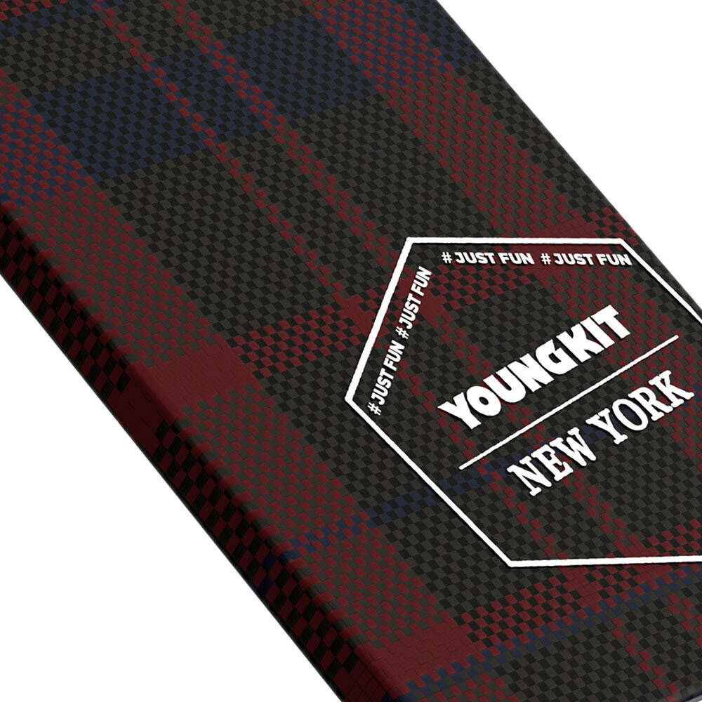 Youngkit Gezhi Serisi iPhone 15 Pro Ekose Desenli Telefon Kılıfı - 11