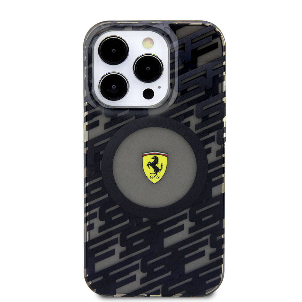 Ferrari iPhone 15 Pro Orjinal Lisanslı M-safe Şarj Özellikli Multi SF Kılıf