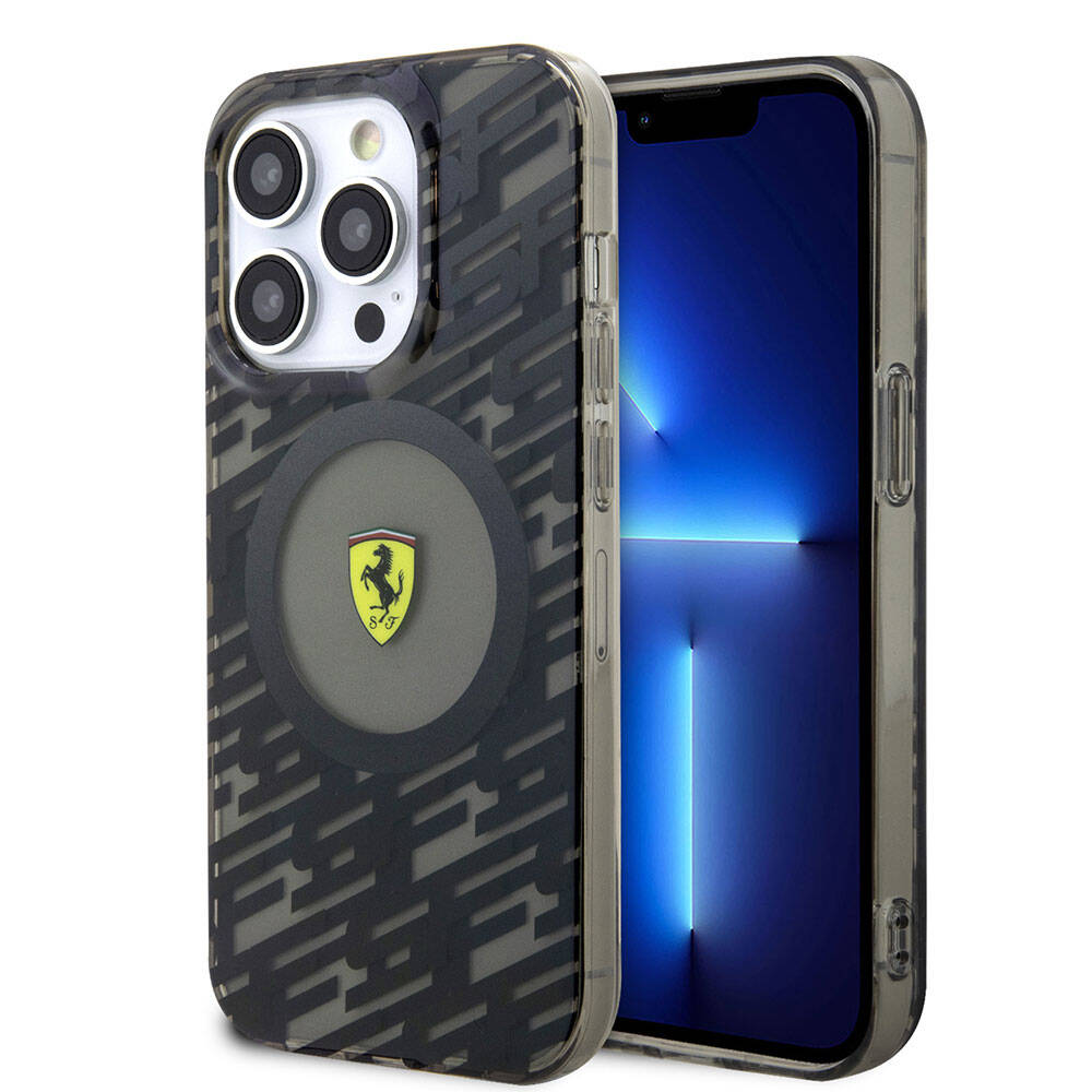 Ferrari iPhone 15 Pro Orjinal Lisanslı M-safe Şarj Özellikli Multi SF Kılıf
