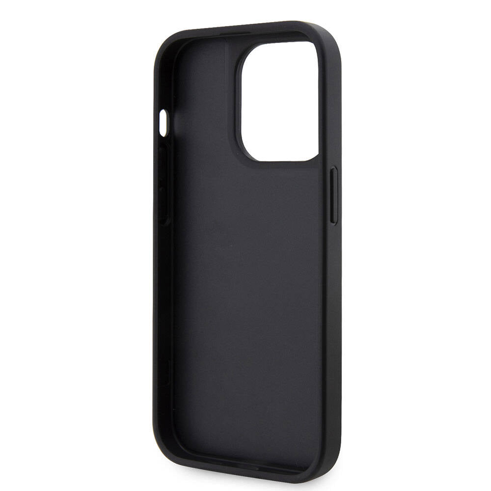 Guess iPhone 15 Pro Orjinal Lisanslı Taşlı Arka Yüzey Üçgen Logolu Telefon Kılıfı - 7