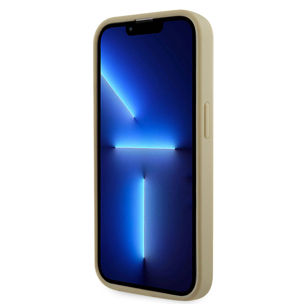 Guess iPhone 15 Pro Orjinal Lisanslı Taşlı Arka Yüzey Üçgen Logolu Telefon Kılıfı - 12