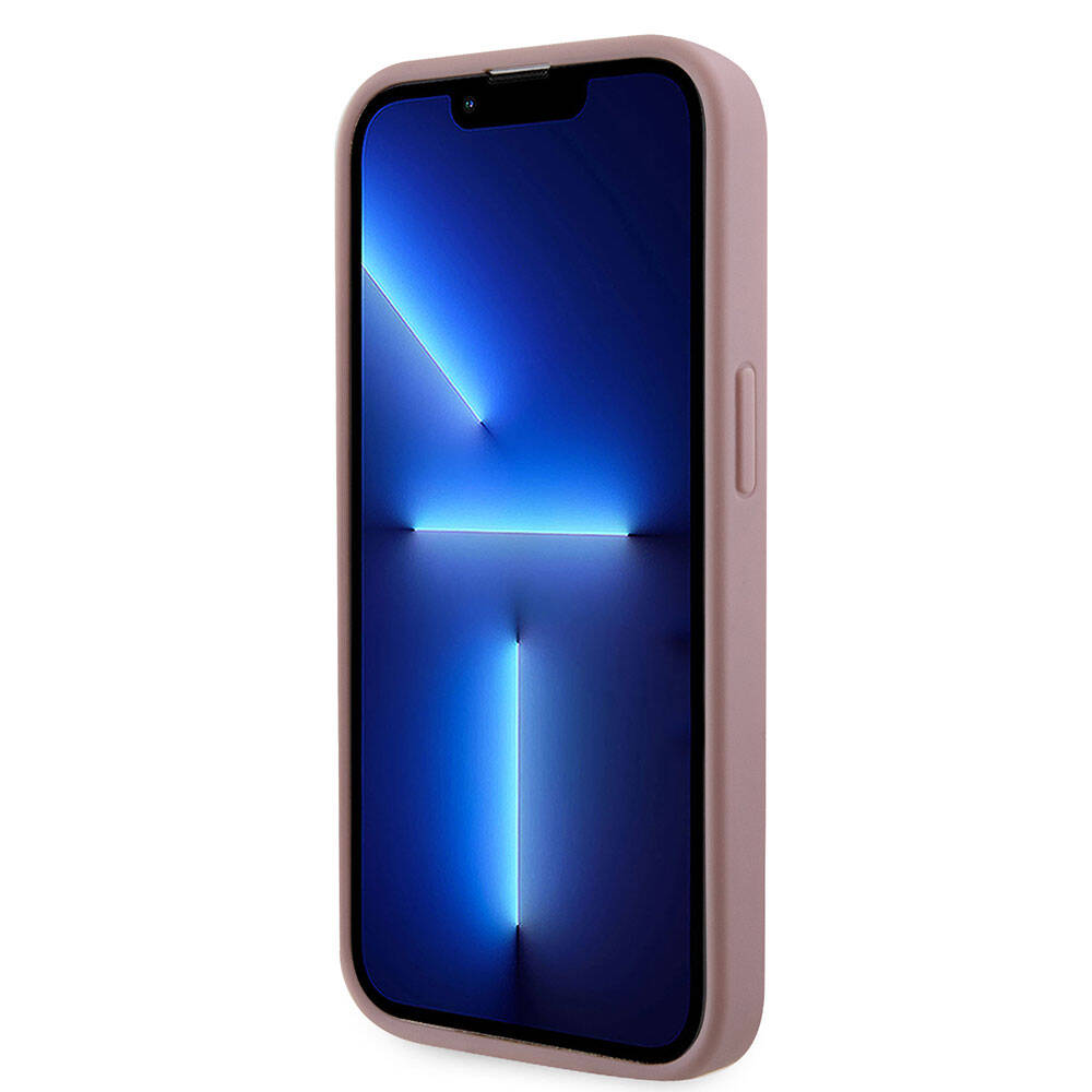 Guess iPhone 15 Pro Orjinal Lisanslı Taşlı Arka Yüzey Üçgen Logolu Telefon Kılıfı - 19