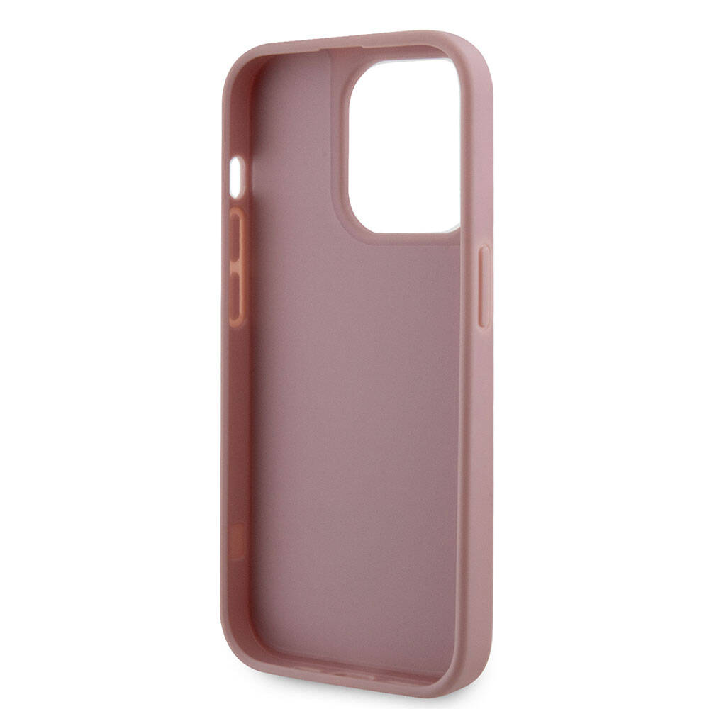 Guess iPhone 15 Pro Orjinal Lisanslı Taşlı Arka Yüzey Üçgen Logolu Telefon Kılıfı - 21