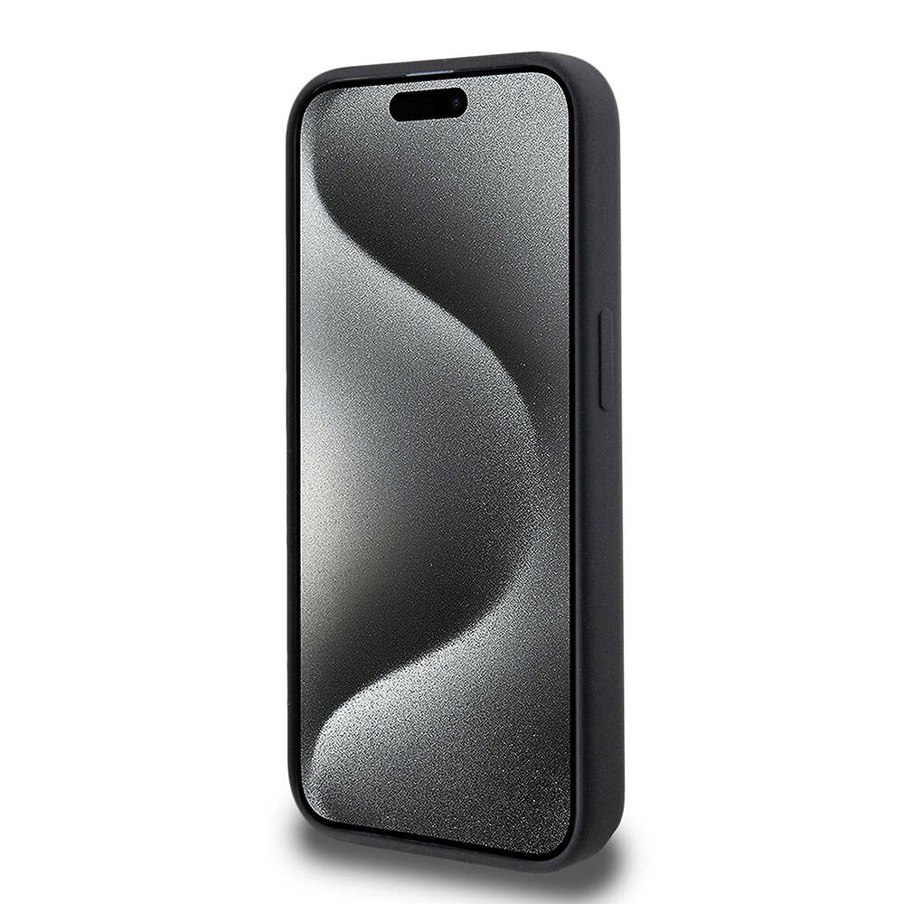 Hello Kitty iPhone 15 Pro Orjinal Lisanslı M-safe Şarj Özellikli Kitty Head Deri Kılıf