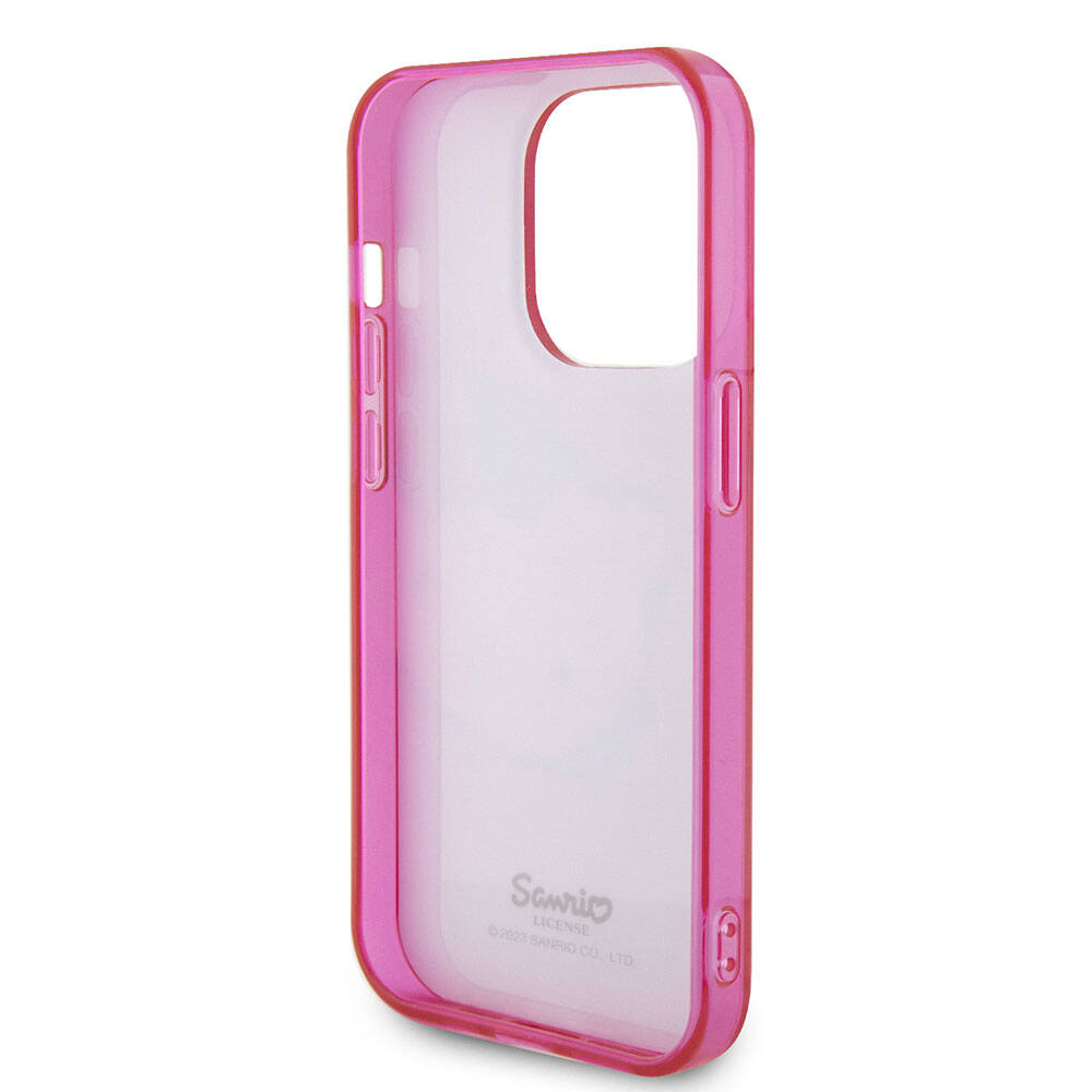 Hello Kitty iPhone 15 Pro Orjinal Lisanslı Yazı ve İkonik Logolu Kitty Head Kılıf