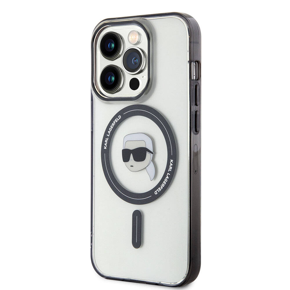 Karl Lagerfeld iPhone 15 Pro Magsafe Şarj Özellikli IML Karl Orjinal Lisanslı Telefon Kılıfı - 2