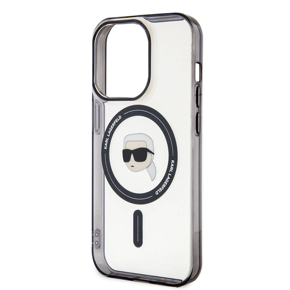 Karl Lagerfeld iPhone 15 Pro Magsafe Şarj Özellikli IML Karl Orjinal Lisanslı Telefon Kılıfı - 5