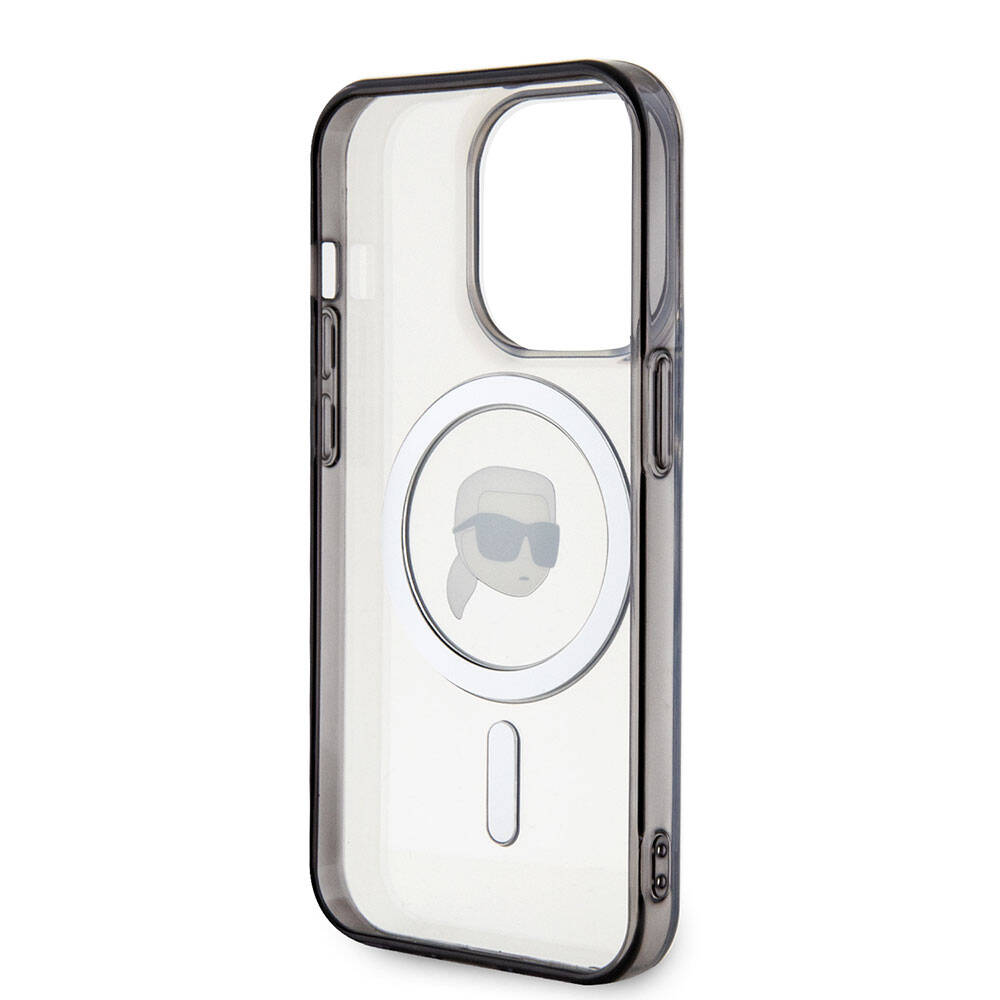 Karl Lagerfeld iPhone 15 Pro Magsafe Şarj Özellikli IML Karl Orjinal Lisanslı Telefon Kılıfı - 6