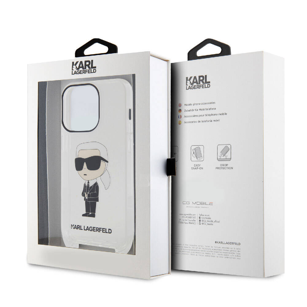 Karl Lagerfeld iPhone 15 Pro Orjinal Lisanslı Boyun Askılı Karl İkonik Crossbody Telefon Kılıfı - 7