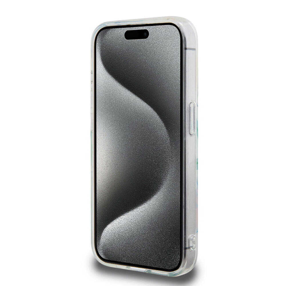 Lacoste iPhone 15 Pro Orjinal Lisanslı Magsafe Şarj Özellikli Çift Katmanlı Yamalar Desenli Telefon Kılıfı - 12