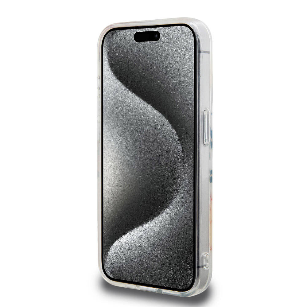 Lacoste iPhone 15 Pro Orjinal Lisanslı Magsafe Şarj Özellikli Çift Katmanlı Yamalar Desenli Telefon Kılıfı - 19