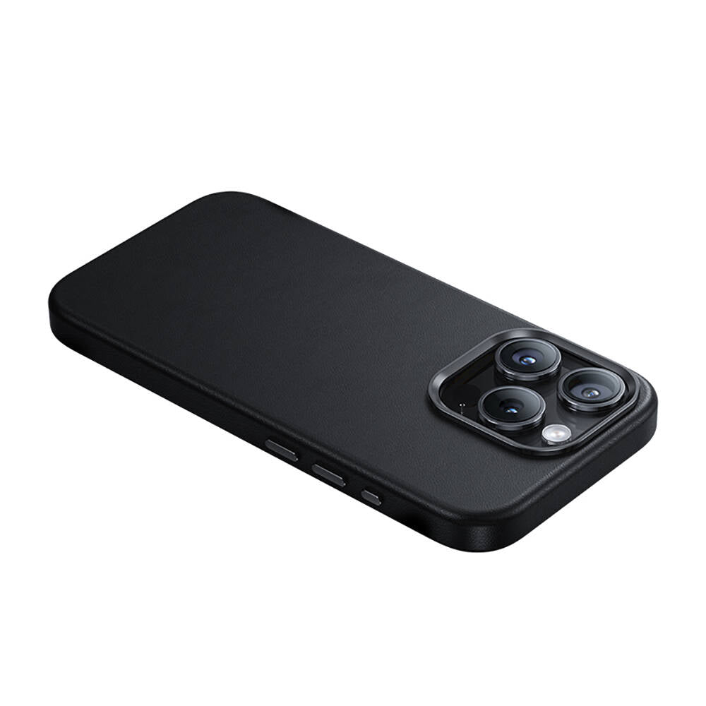 Benks Vintage iPhone 15 Pro M-safe Şarj Özellikli Leather Kılıf