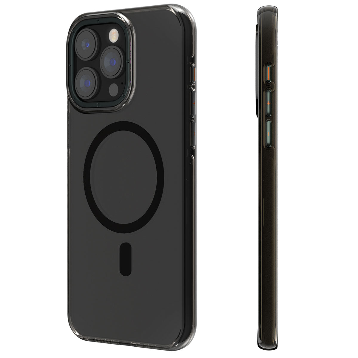 Youngkit Crystal Shield Serisi iPhone 15 Pro Magsafe Şarj Özellikli Şeffaf Telefon Kılıfı - 7