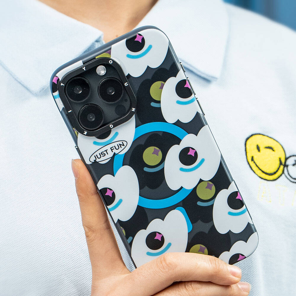 Youngkit Happy View Serisi iPhone 15 Pro Magsafe Şarj Özellikli Telefon Kılıfı - 4