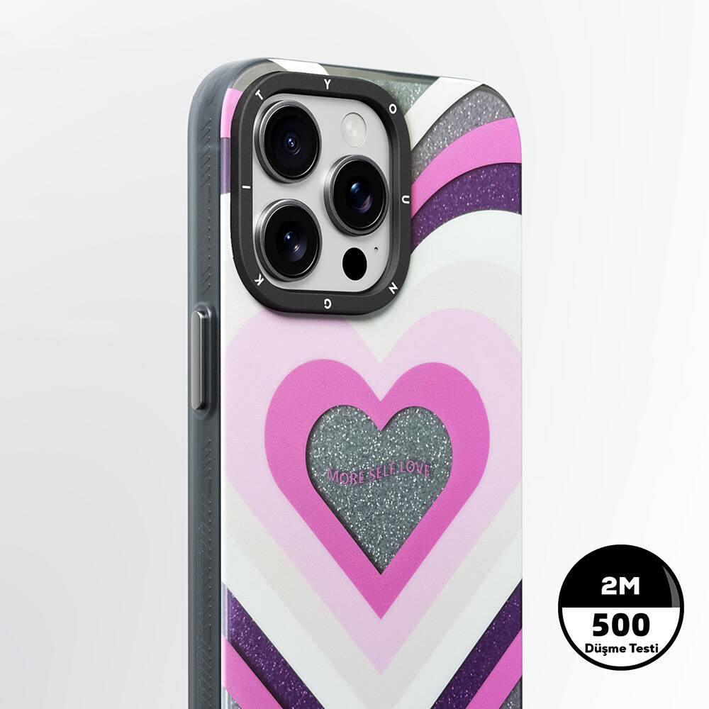 Youngkit Star Dazzle Serisi iPhone 15 Pro M-safe Şarj Özellikli Kılıf