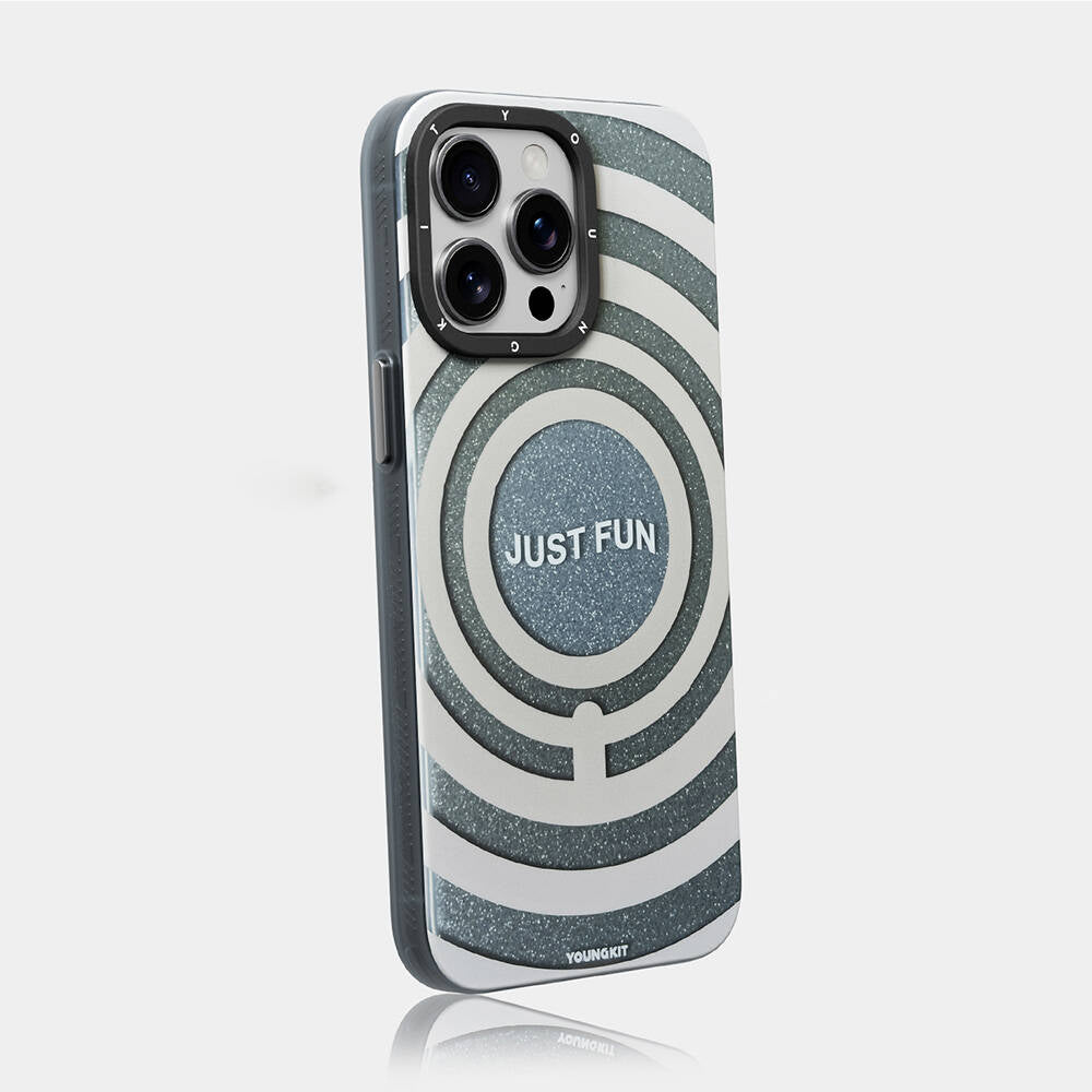 Youngkit Star Dazzle Serisi iPhone 15 Pro M-safe Şarj Özellikli Kılıf