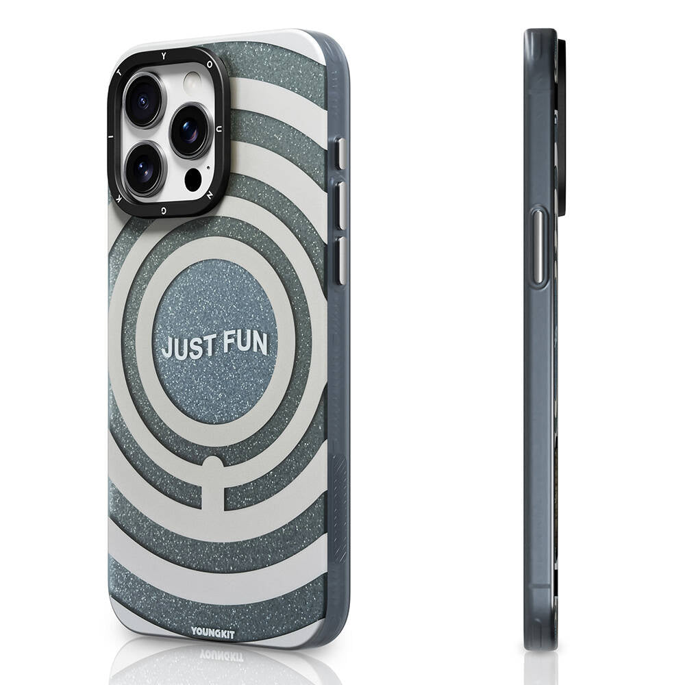 Youngkit Star Dazzle Serisi iPhone 15 Pro M-safe Şarj Özellikli Kılıf