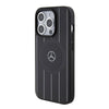 Mercedes Benz iPhone 15 Pro Orjinal Lisanslı M-safe Şarj Özellikli Baskı Logolu Paralel Çizgi Desenli Deri Kılıf Mercedes Benz iPhone 15 Pro Orjinal Lisanslı M-safe Şarj Özellikli Baskı Logolu Paralel Çizgi Desenli Deri Kılıf