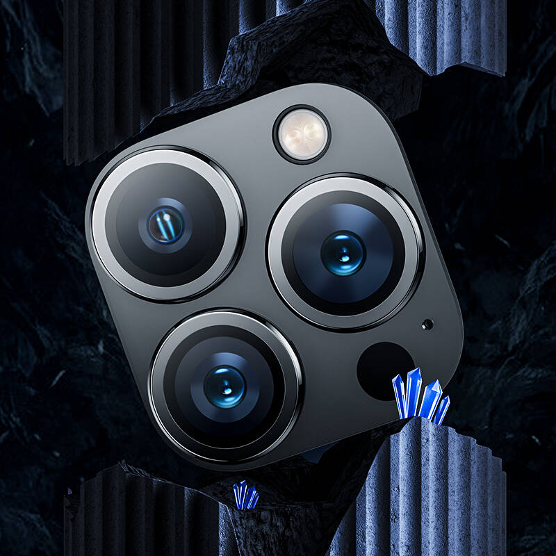 Benks DR iPhone 15 Pro Max Safir Kamera Lens Koruyucu