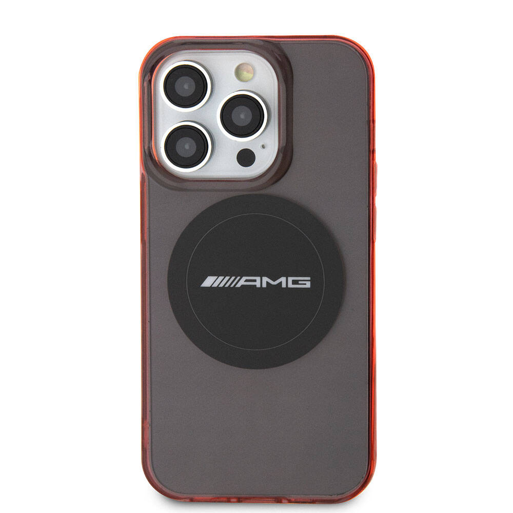 AMG iPhone 15 Pro Max Orjinal Lisanslı M-safe Şarj Özellikli Transparan Timeless Telefon Kılıfı