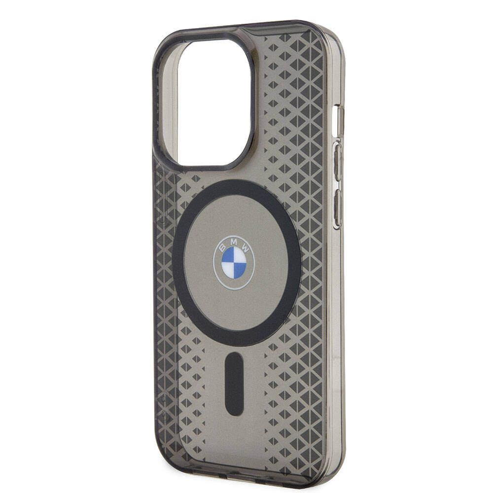 BMW iPhone 15 Pro Max Magsafe Şarj Özellikli Transparan IML Signature Orjinal Lisanslı Telefon Kılıfı - 5