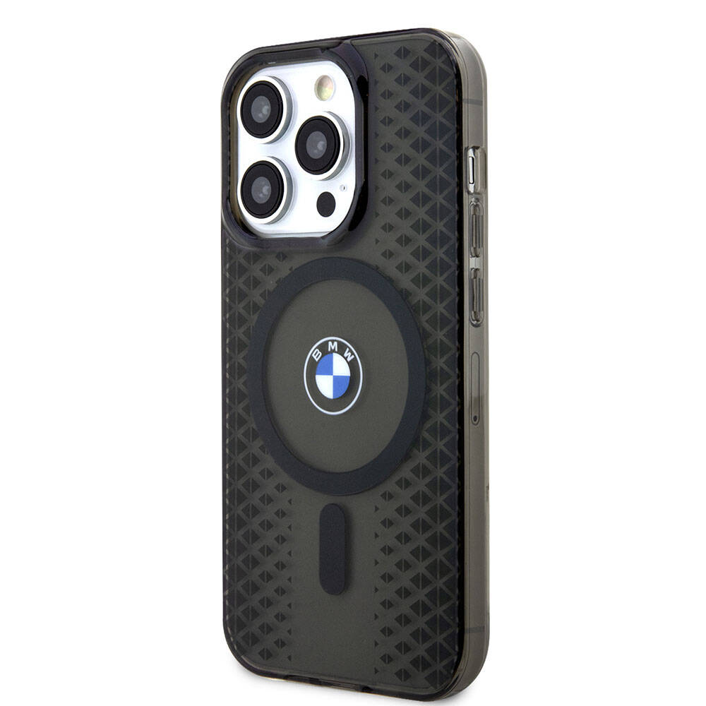 BMW iPhone 15 Pro Max Magsafe Şarj Özellikli Transparan IML Signature Orjinal Lisanslı Telefon Kılıfı - 4