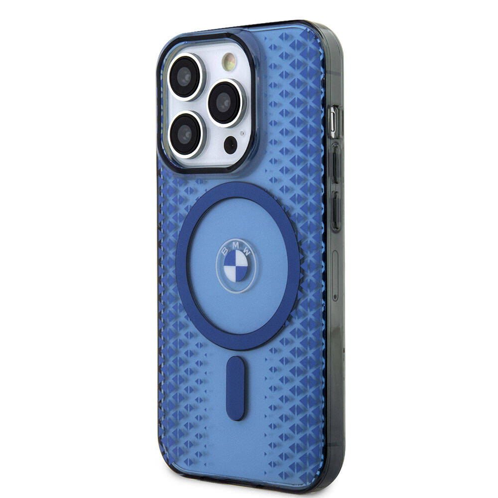 BMW iPhone 15 Pro Max Magsafe Şarj Özellikli Transparan IML Signature Orjinal Lisanslı Telefon Kılıfı - 9