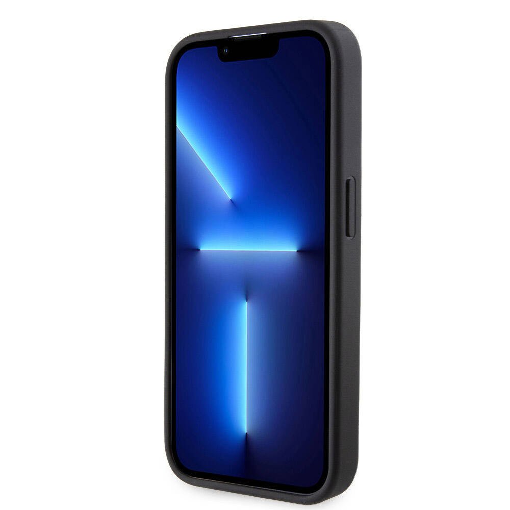 BMW iPhone 15 Pro Max Orjinal Lisanslı M Şerit ve Logolu Standlı Telefon Kılıfı - 12