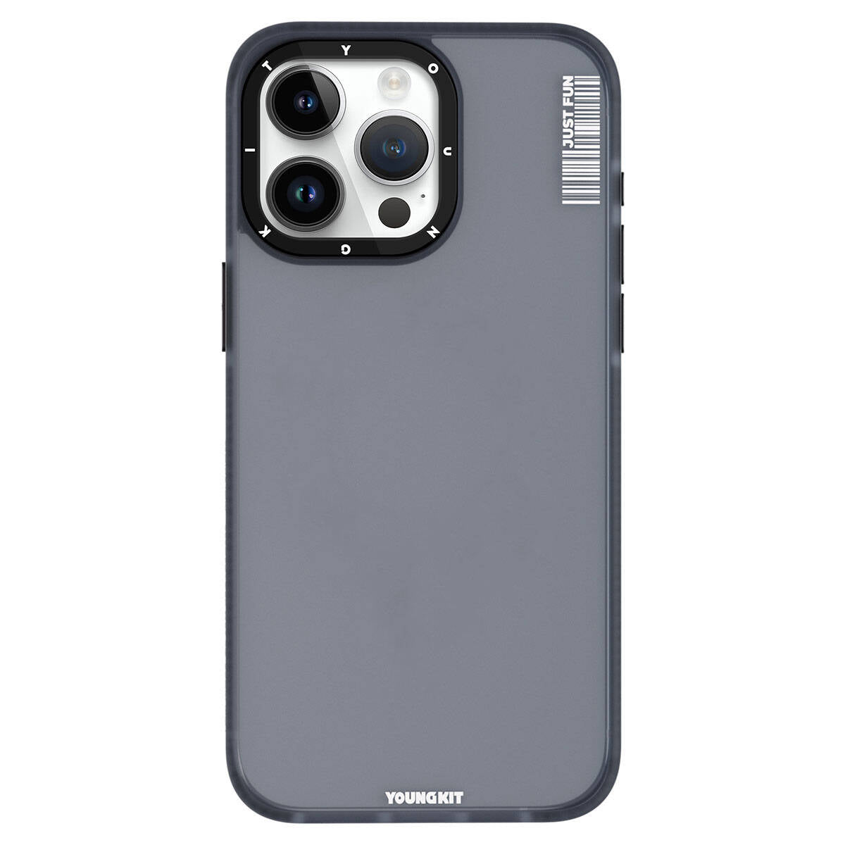 Youngkit Colored Sand Serisi iPhone 15 Pro Max Kılıf Buzlu Mat Tasarım Telefon Kılıfı - 4