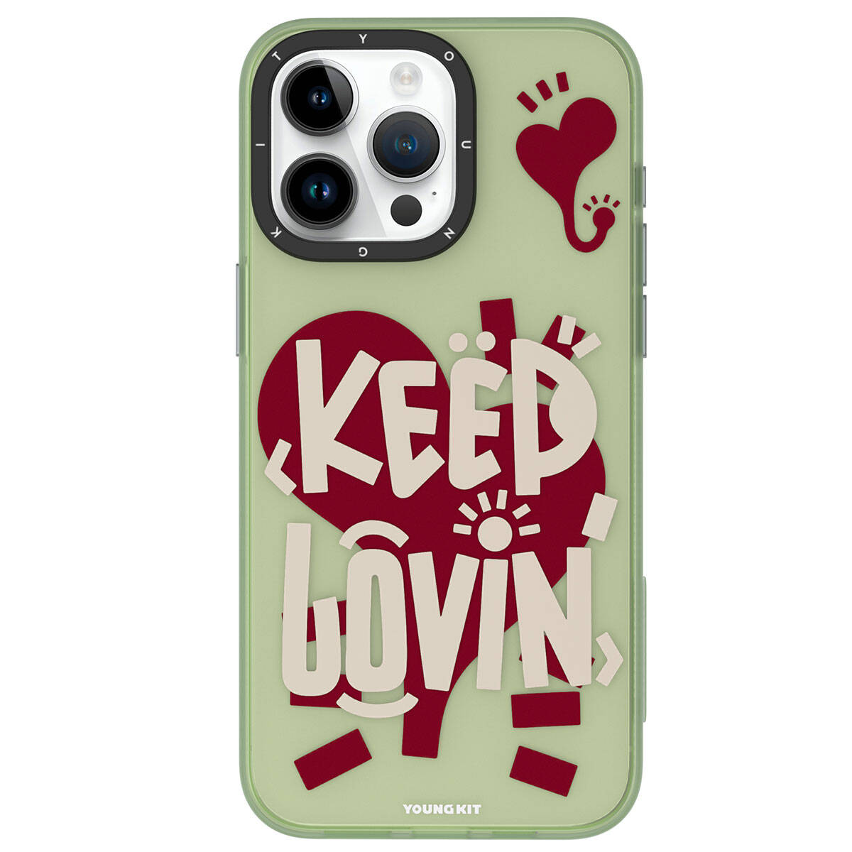 Youngkit Happy Hearth Serisi iPhone 15 Pro Max Desenli Telefon Kılıfı - 10