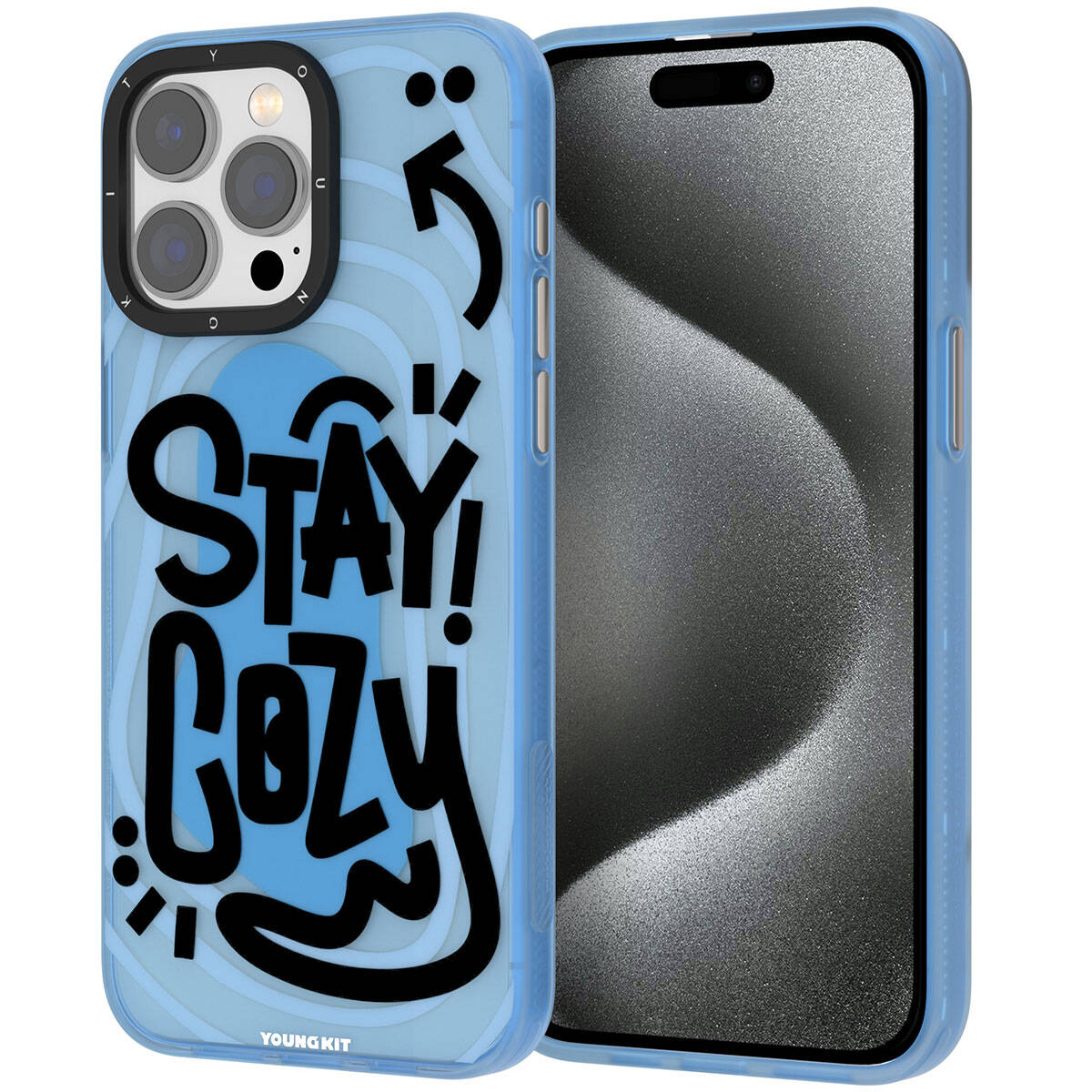 Youngkit Happy Hearth Serisi iPhone 15 Pro Max Desenli Telefon Kılıfı - 7